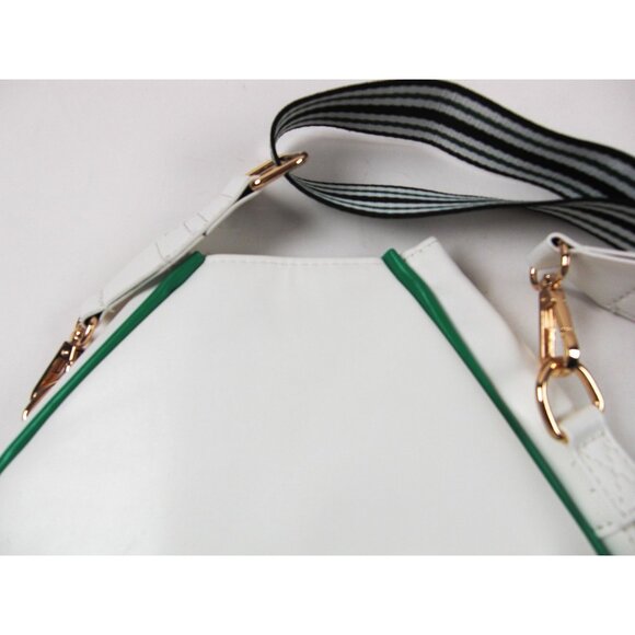 Pickleball Racket-Shaped Crossbody Bag With USB Charging Port & Adjustable Strap - Picture 6 of 7